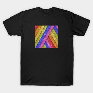 Rainbow color spot on T-Shirt